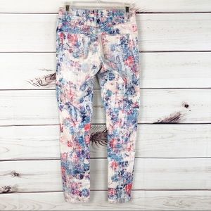 J40 Topshop moto multi color velvet jeans